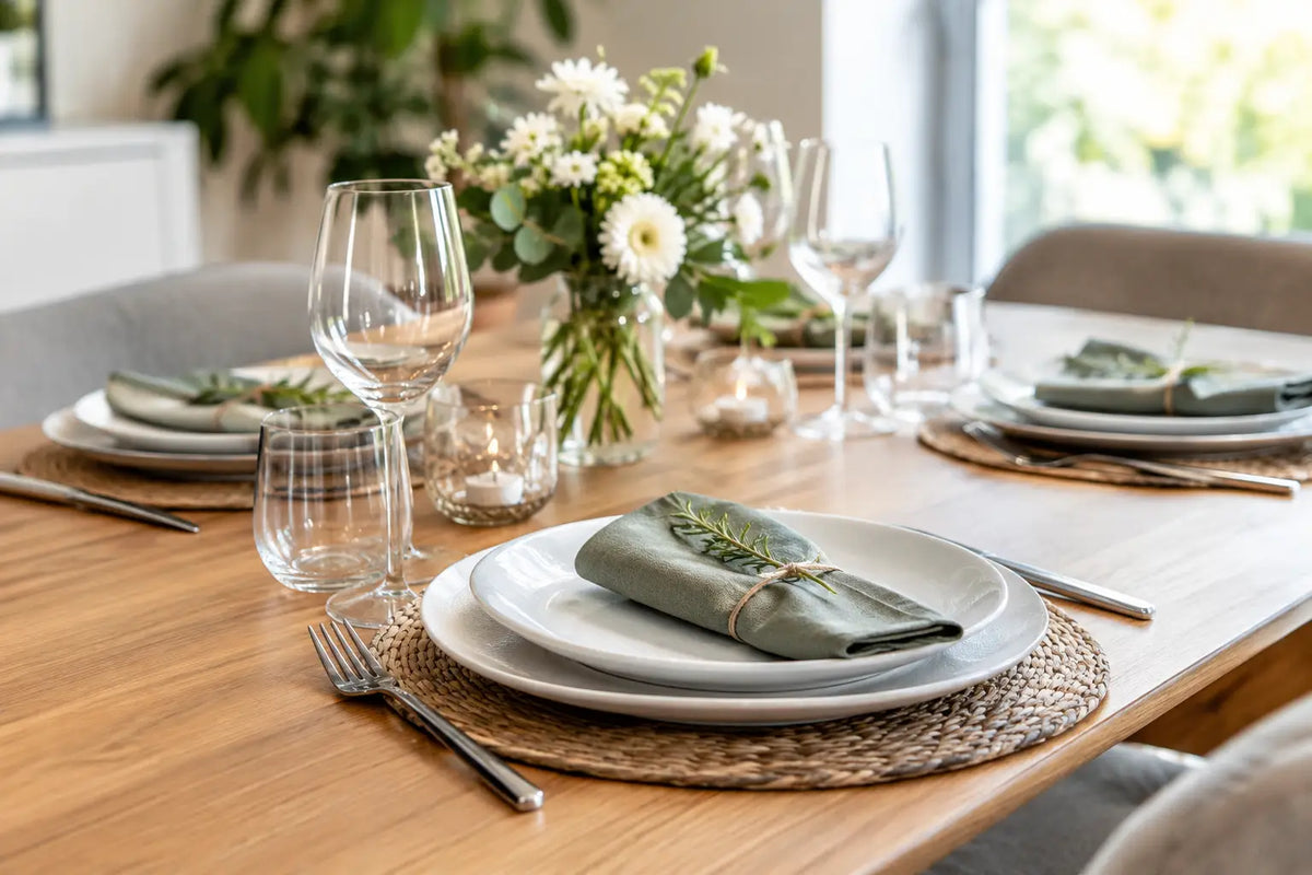 Bordtisch richtig eindecken für schöne Stunden
