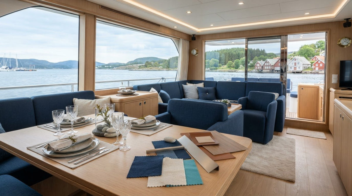 Design für Yacht-Innenräume: Materialien und Ideen für stilvolles Wohnen an Bord