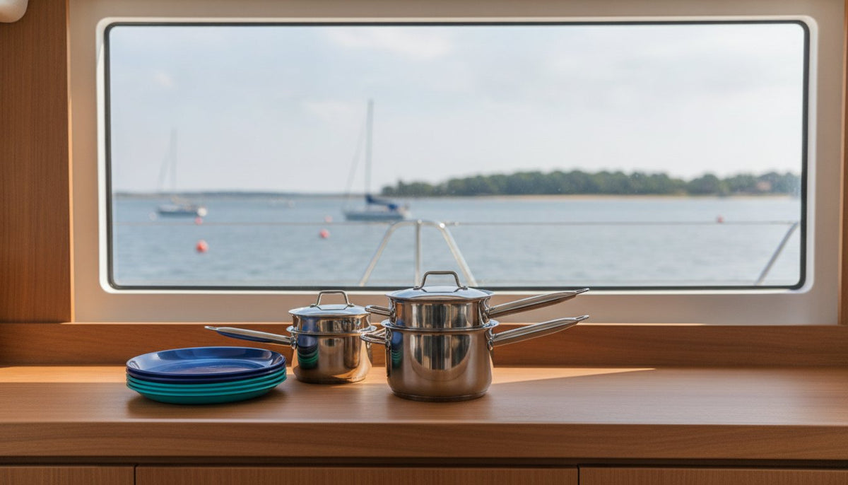 Platzsparende Küchenhelfer für das Boot: Stilvoll kochen auf kleinstem Raum