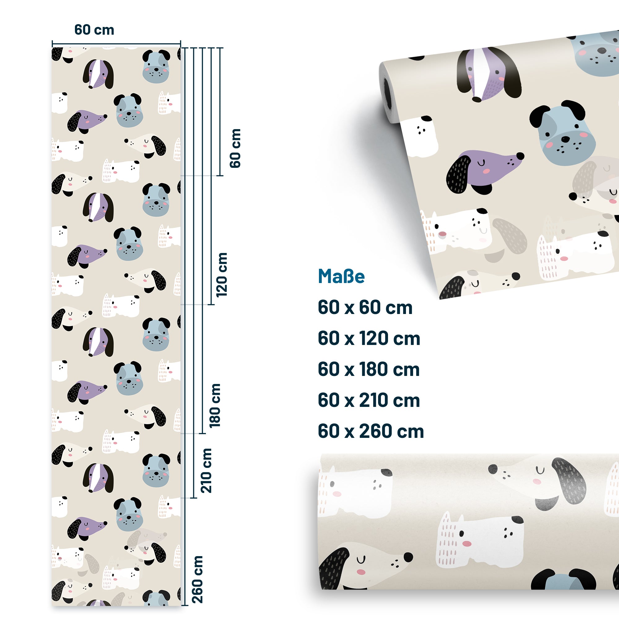 Möbelfolie Hunde
