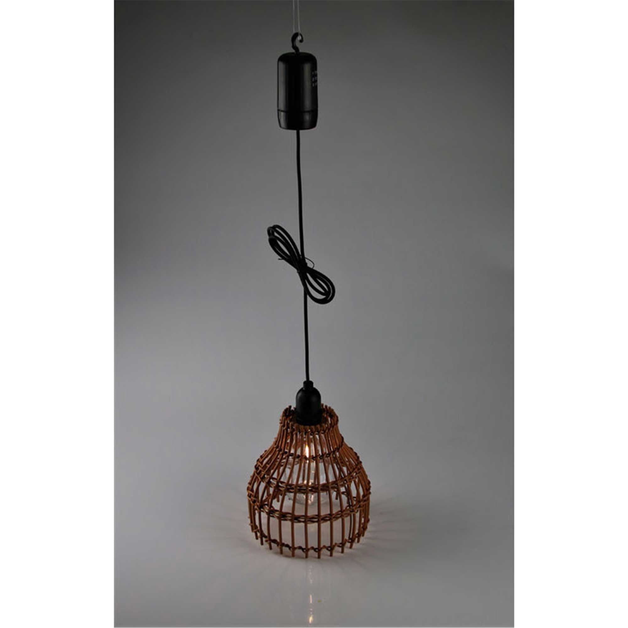 Rattan Campinglampe