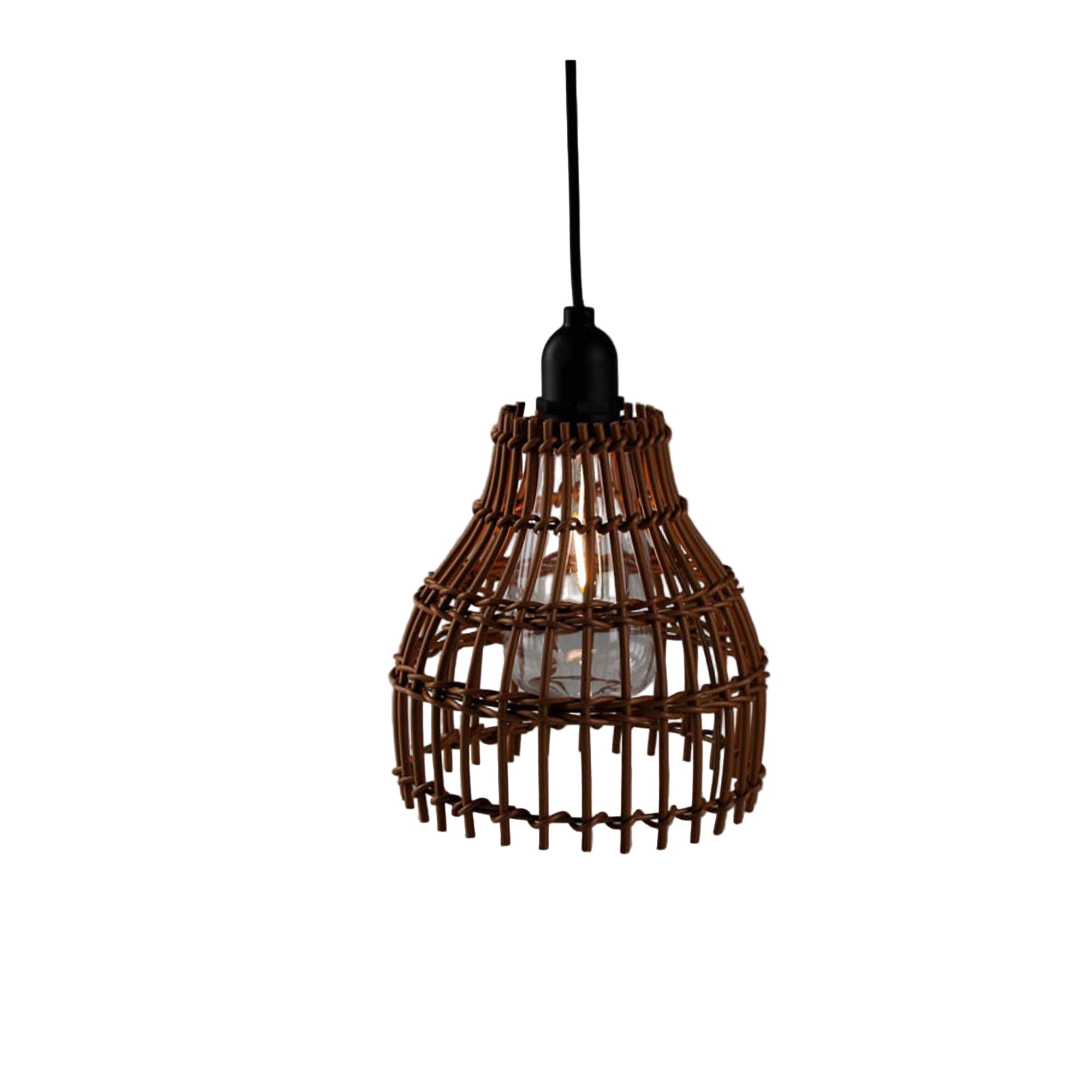 Rattan Campinglampe