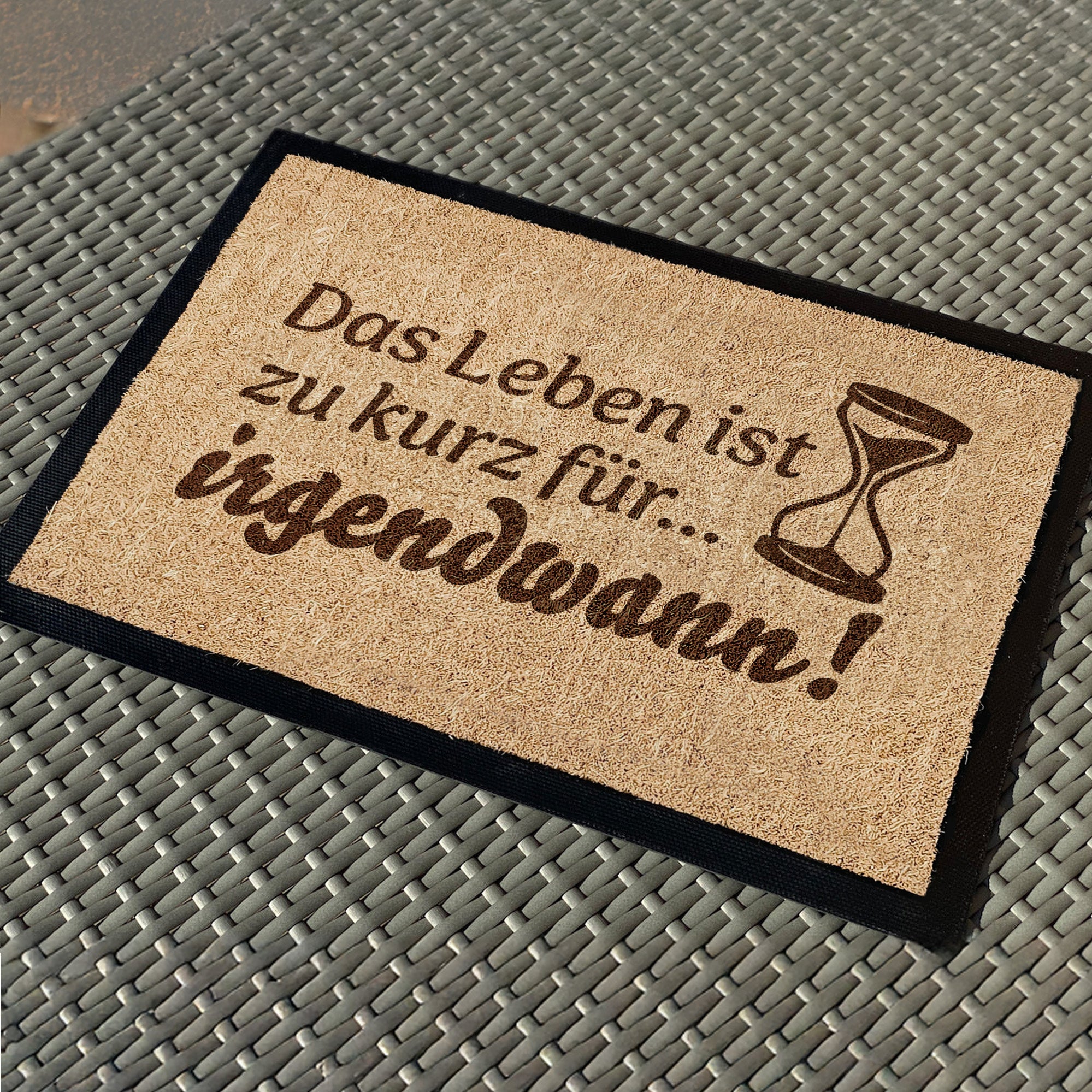 Camping Fussmatte "Irgendwann..."