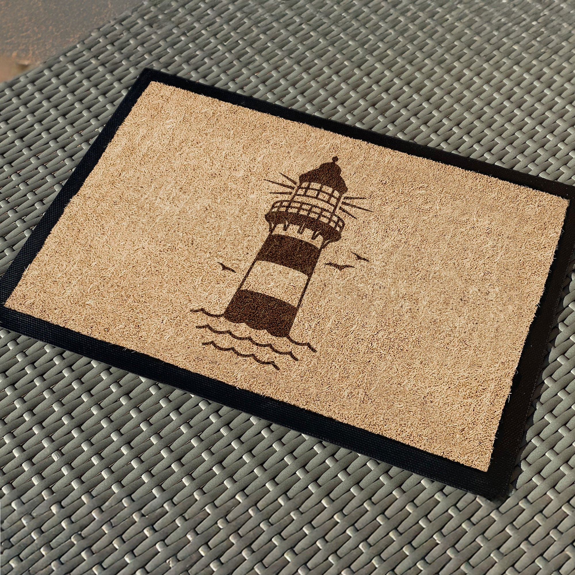 Camping Fussmatte "Leuchtturm"