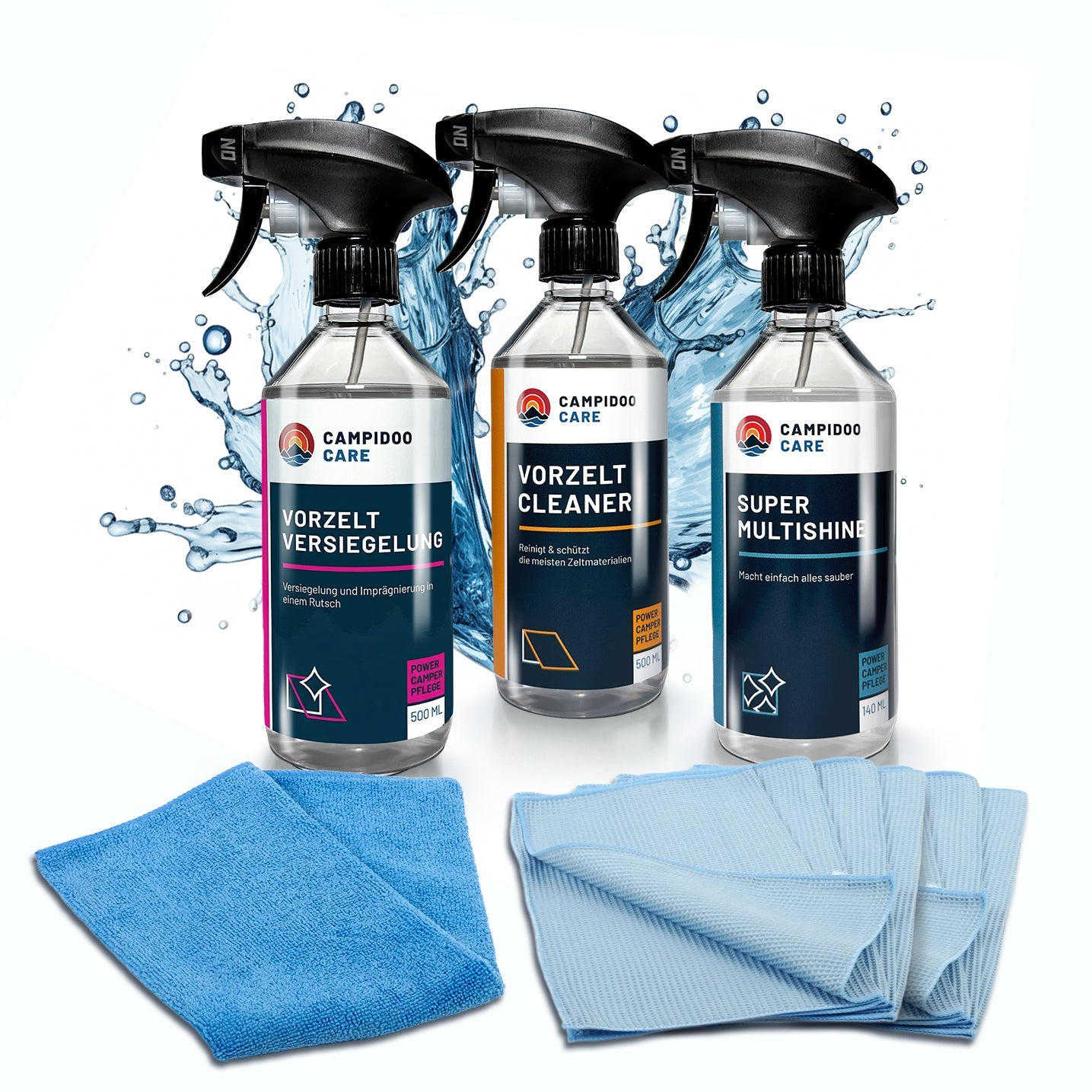 campidoo Care – Textil- & Zeltpflege Set