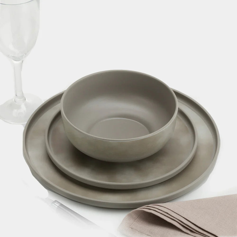 Melamin Geschirr-Set PEBBLE SKY