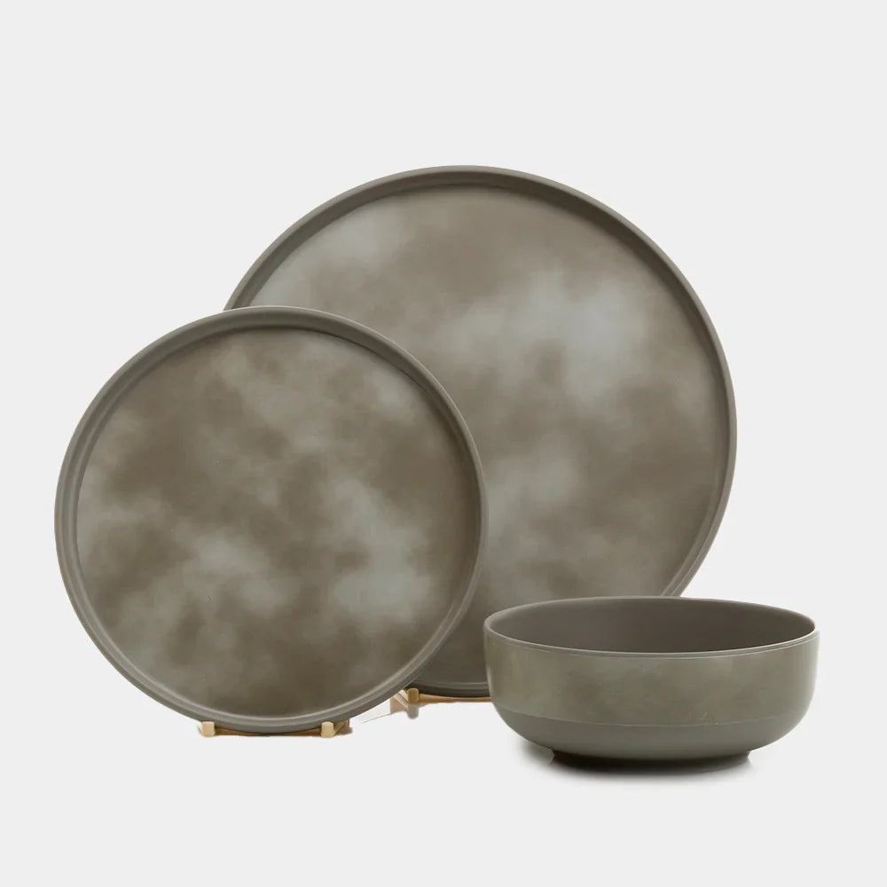 Melamin Geschirr-Set PEBBLE SKY