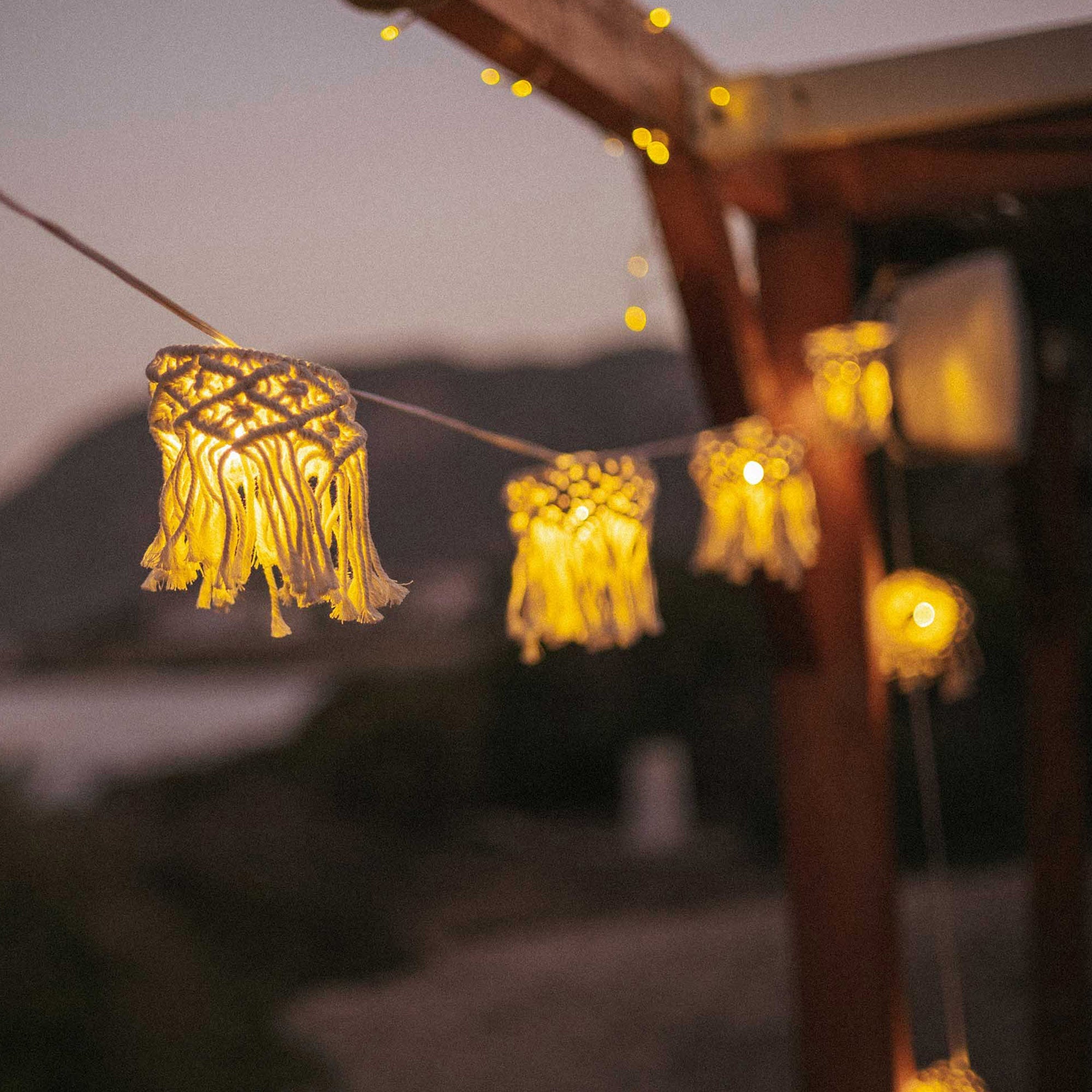 Boho Solar Lichterkette Makri