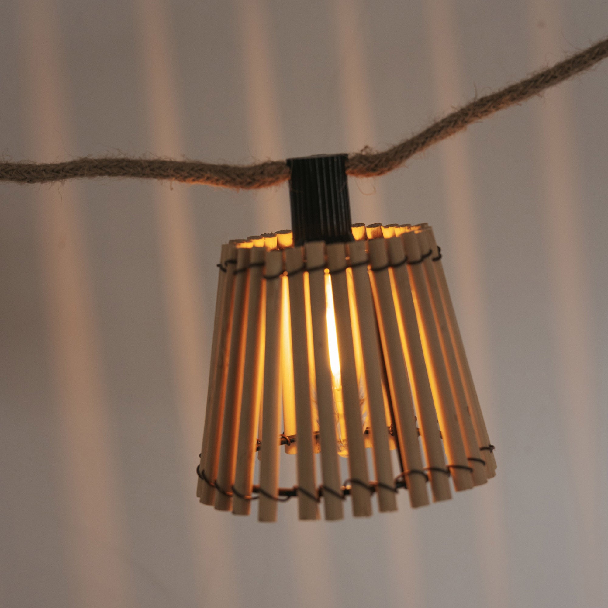 Bambus Lichterkette Noriban