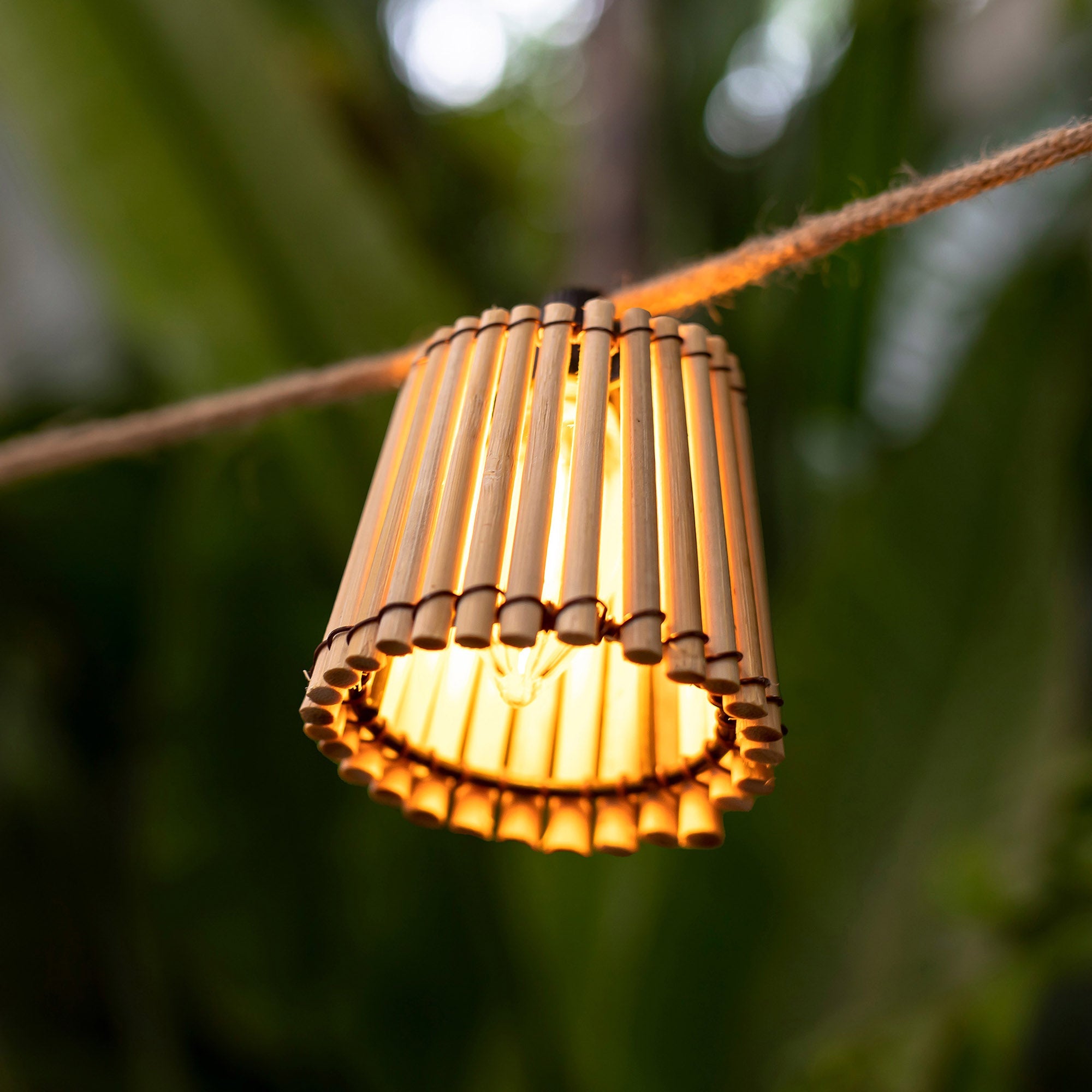 Bambus Lichterkette Noriban