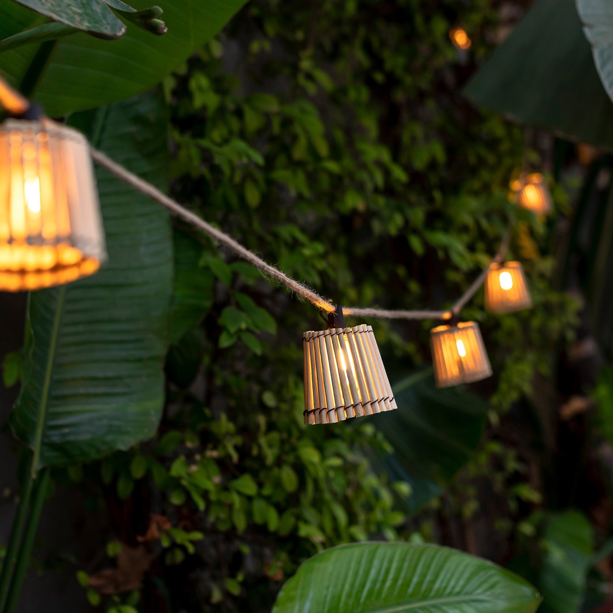 Bambus Lichterkette Noriban