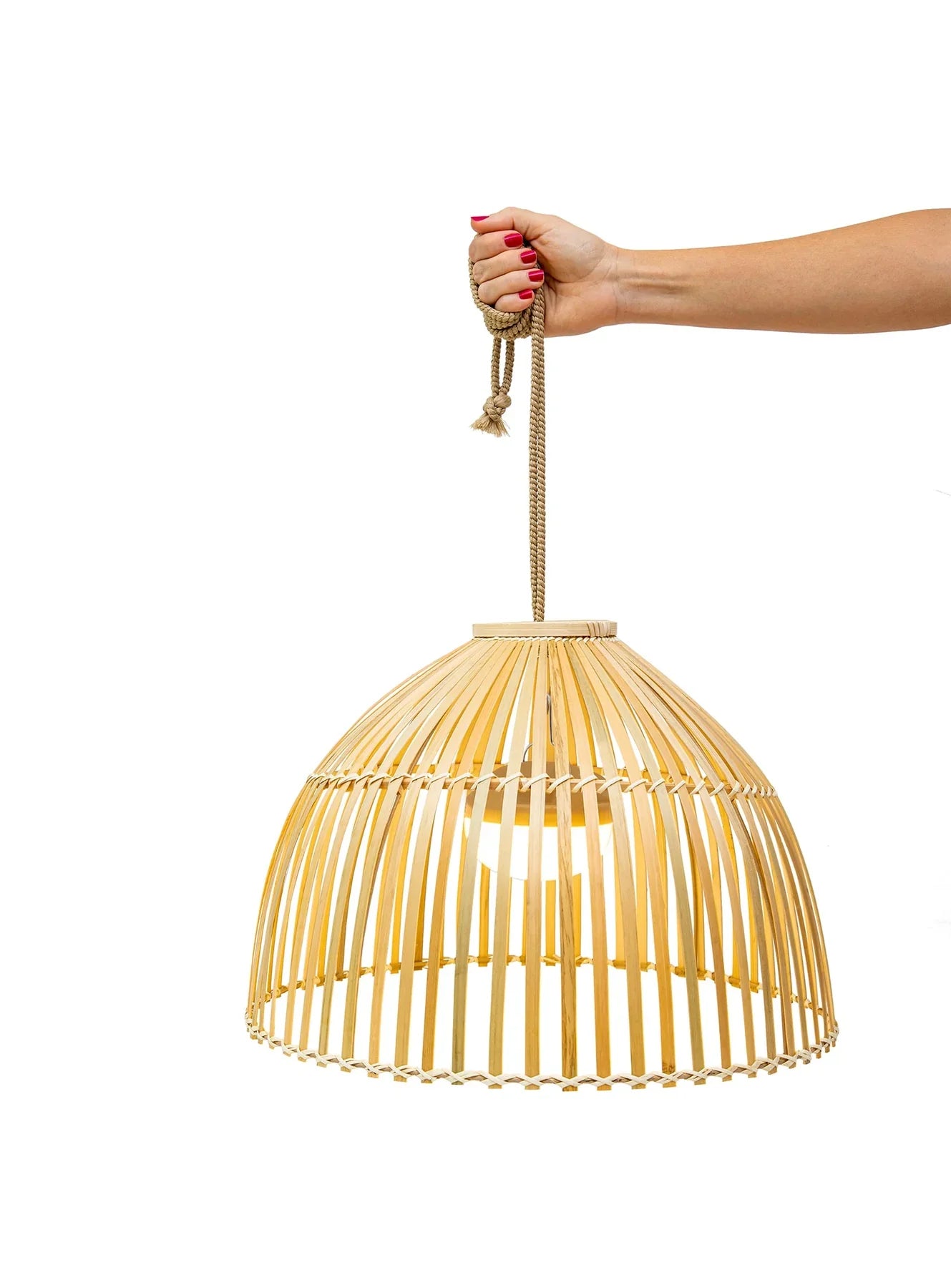 Bambus Hängelampe Roena