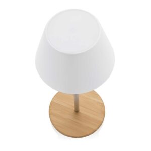LED Touch Lampe mit Bambus Fuss