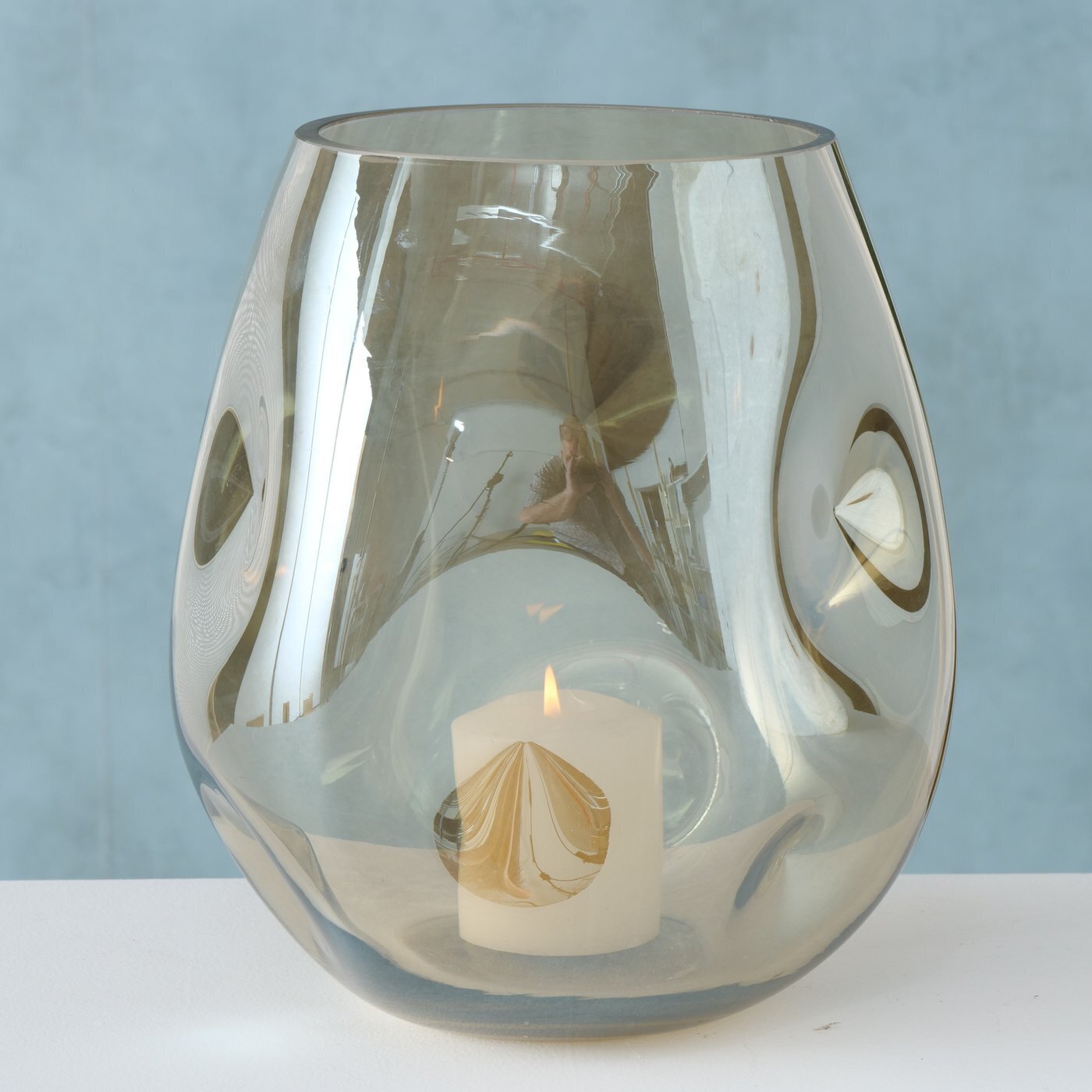 Echtglas Windlicht Isara