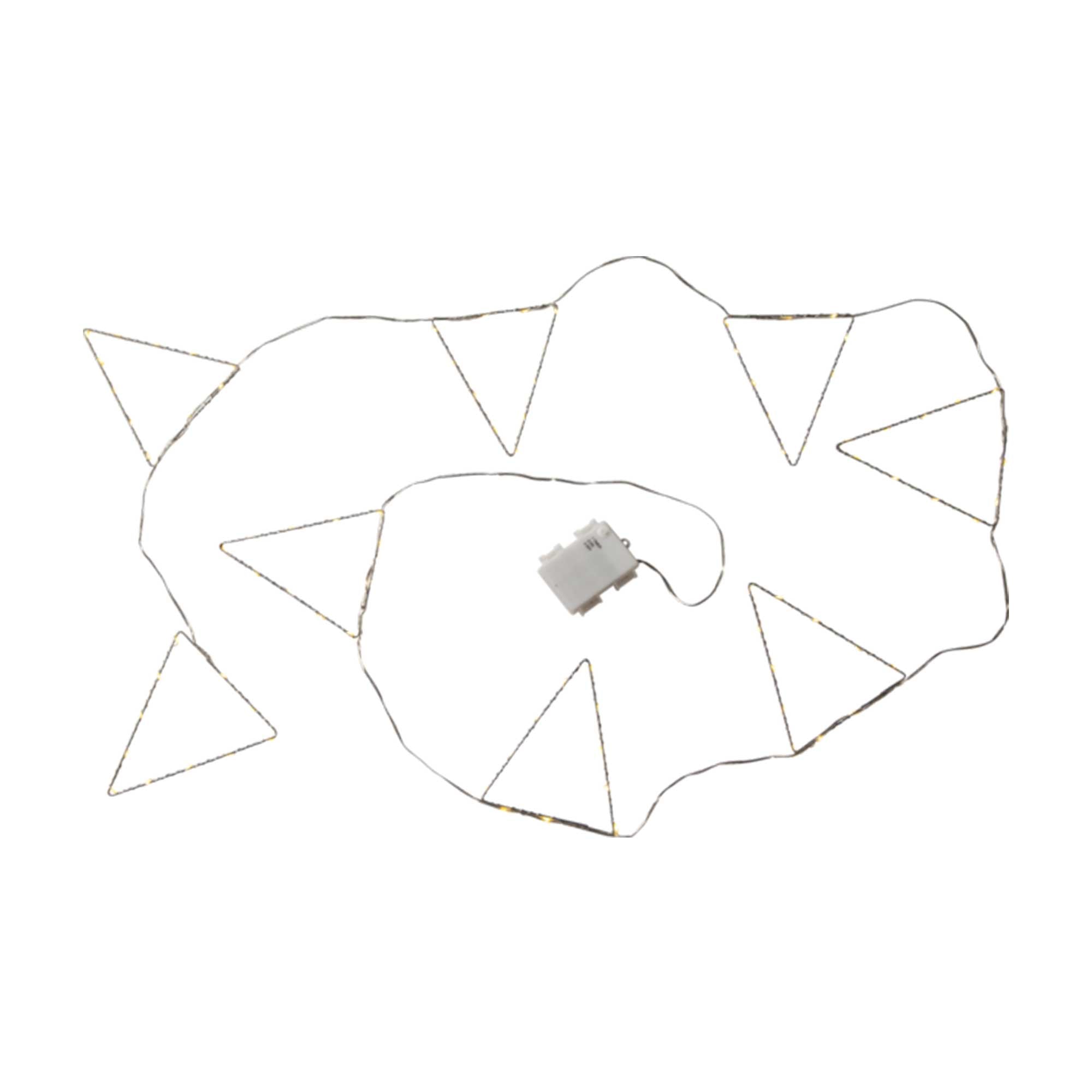 Triangel LED-Lichterkette Penny 240 cm