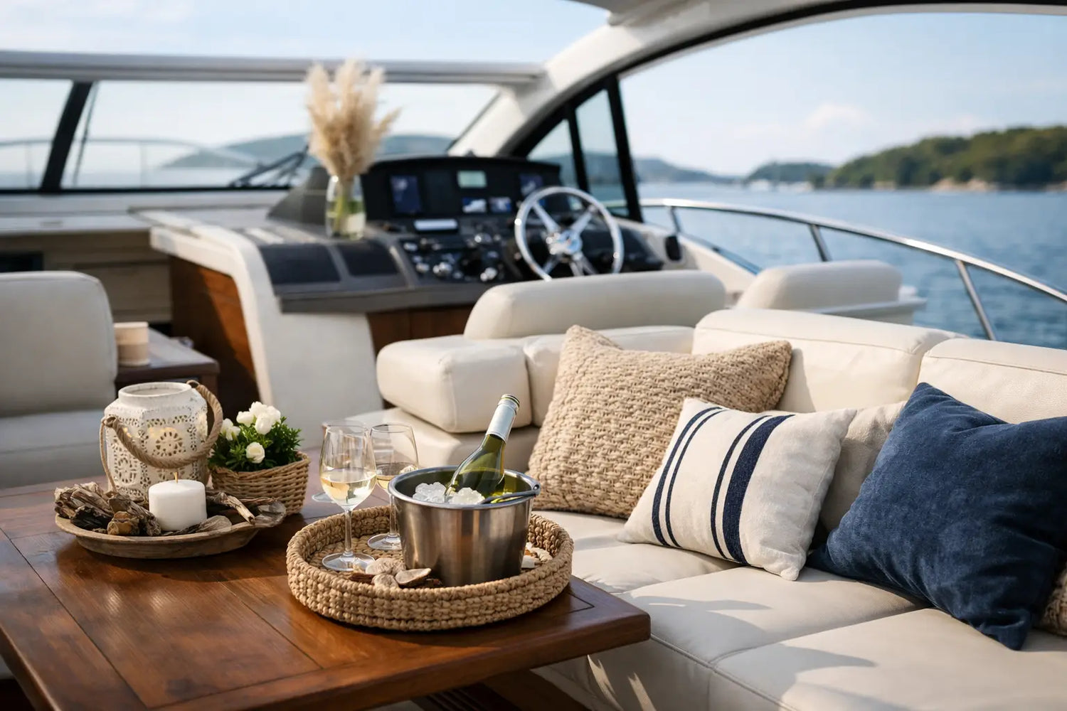 Boot Innenraum dekorieren mit Stil