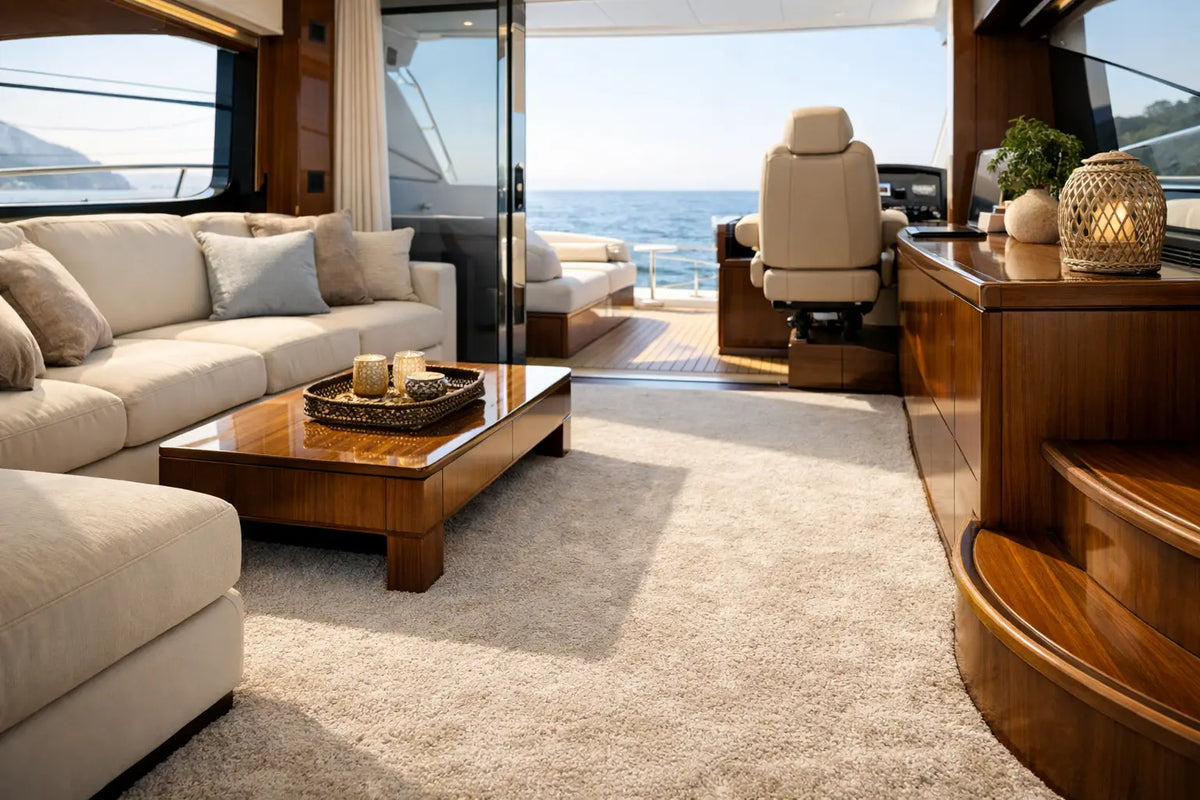 Yacht Teppich für mehr Wohnlichkeit an Bord