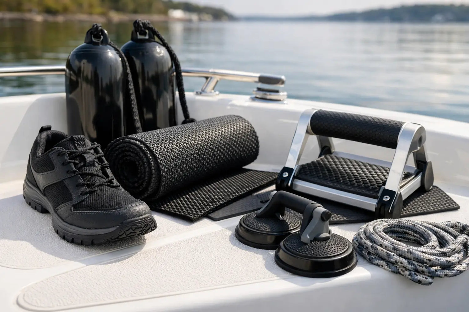 Rutschfeste Accessoires für Boote auswählen