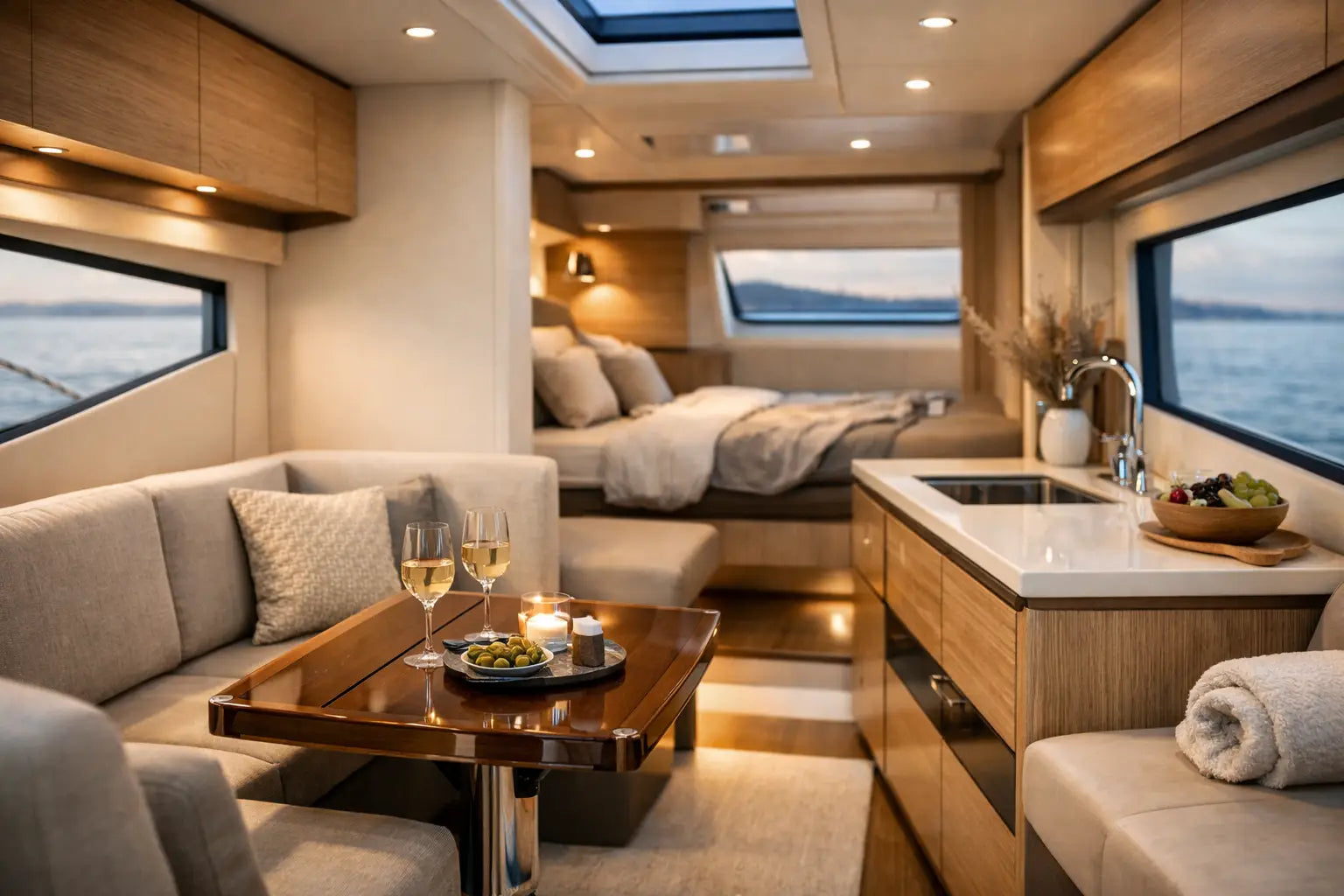 Neue Yachtinterieur-Trends für kleine Räume