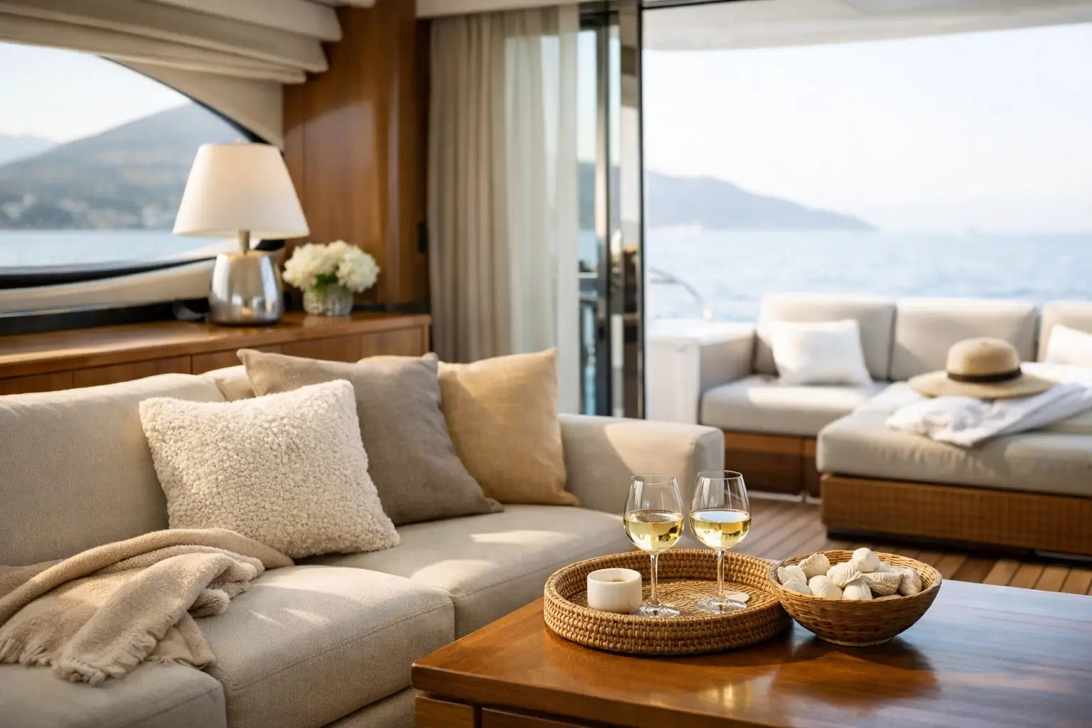 Yacht Wohnlichkeit verbessern mit Stil