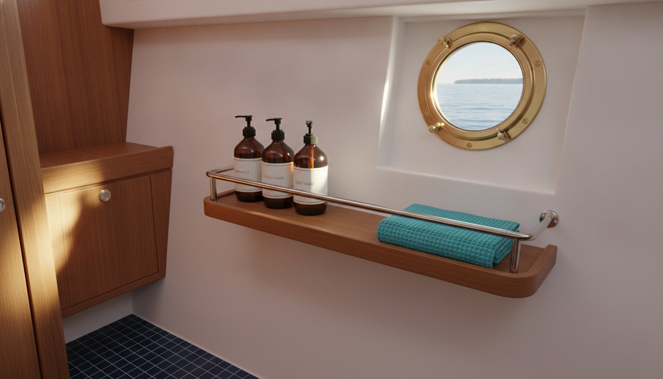 Aufbewahrung im Badezimmer auf dem Boot: Stilvolle Ordnung für die Nasszelle