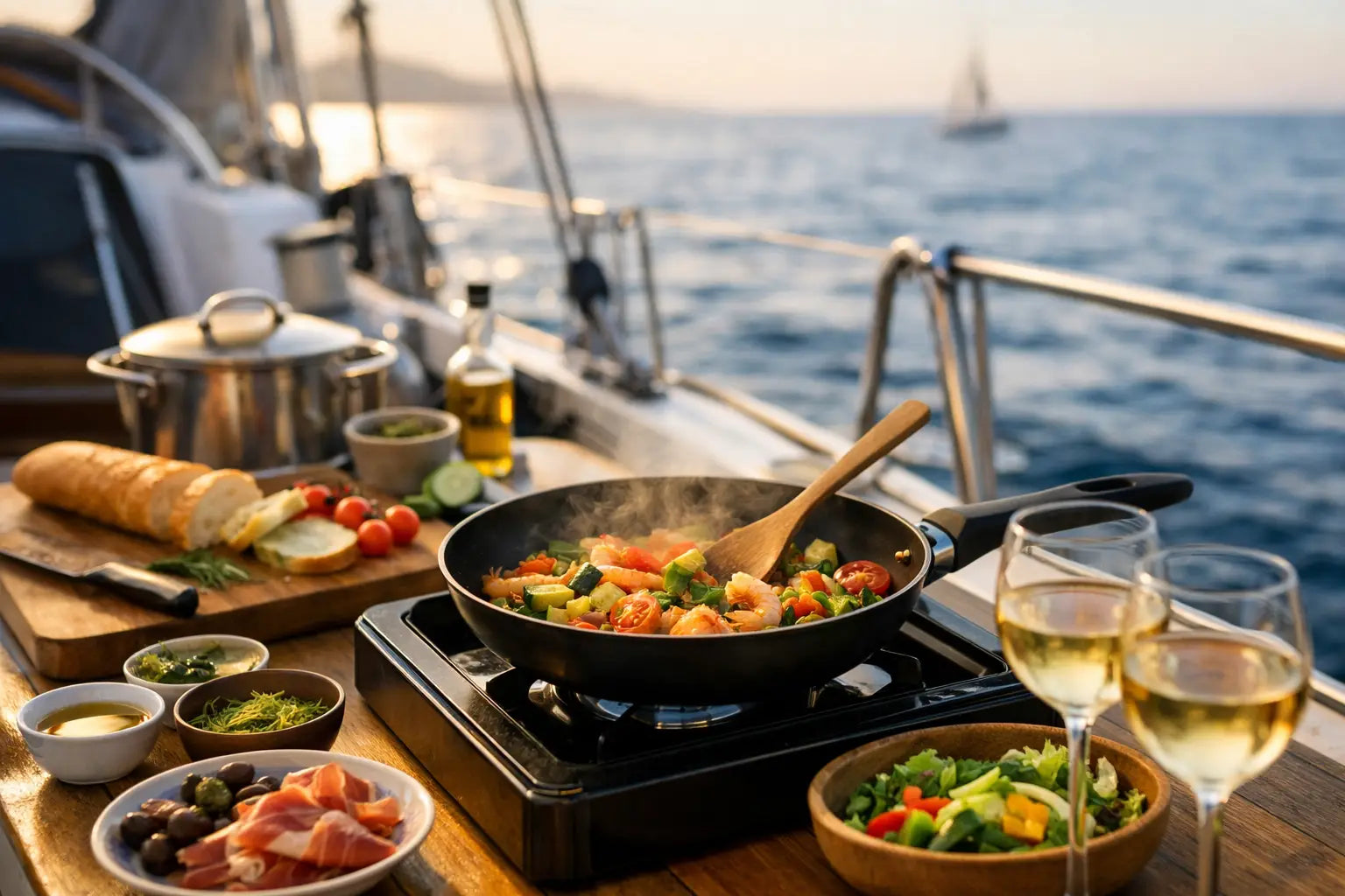 Kochen an Bord: Tipps für mehr Genuss