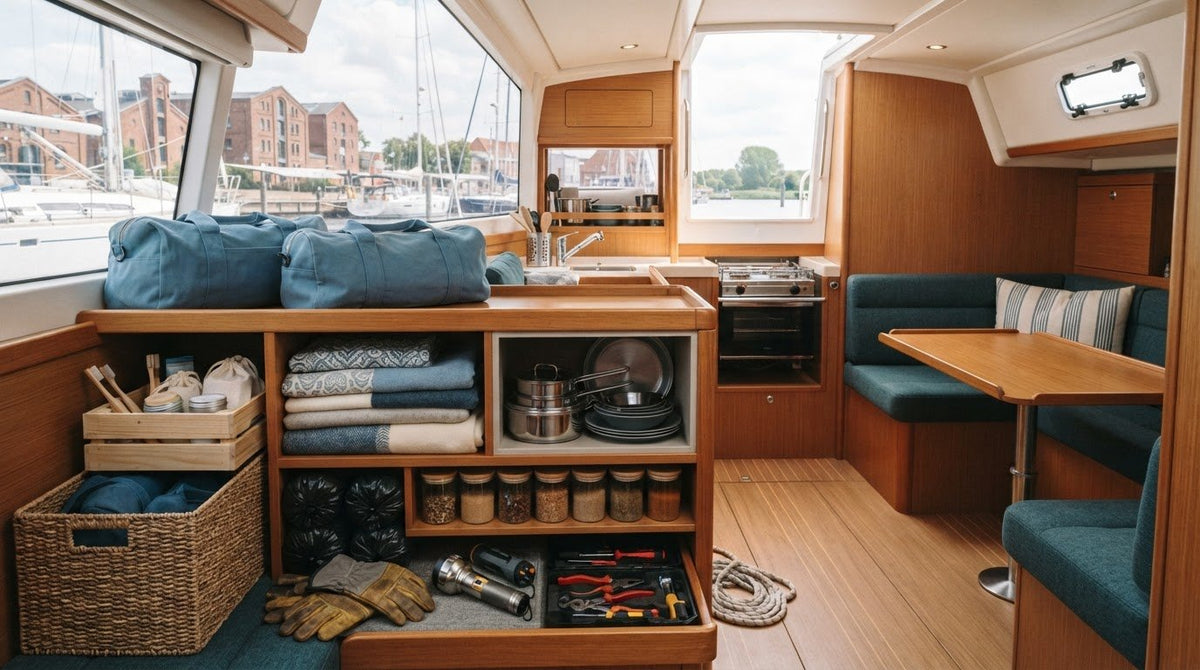 Checkliste Bootsausstattung: Was zum Wohnen an Bord mitmuss