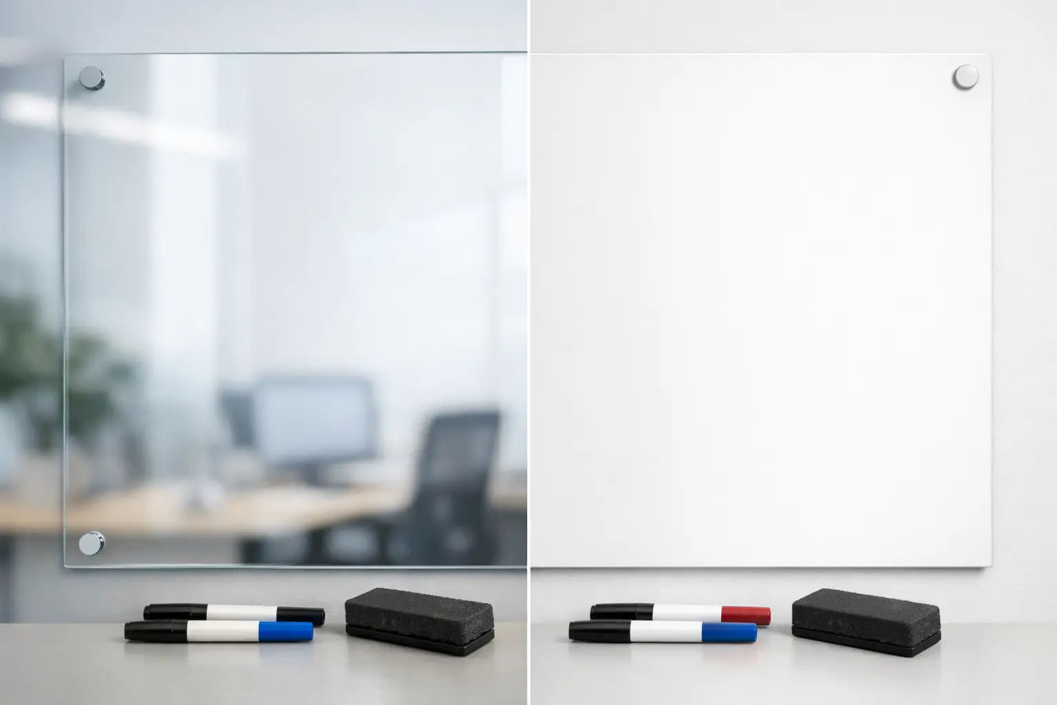 Acrylglas oder Melamin Bord - was passt?