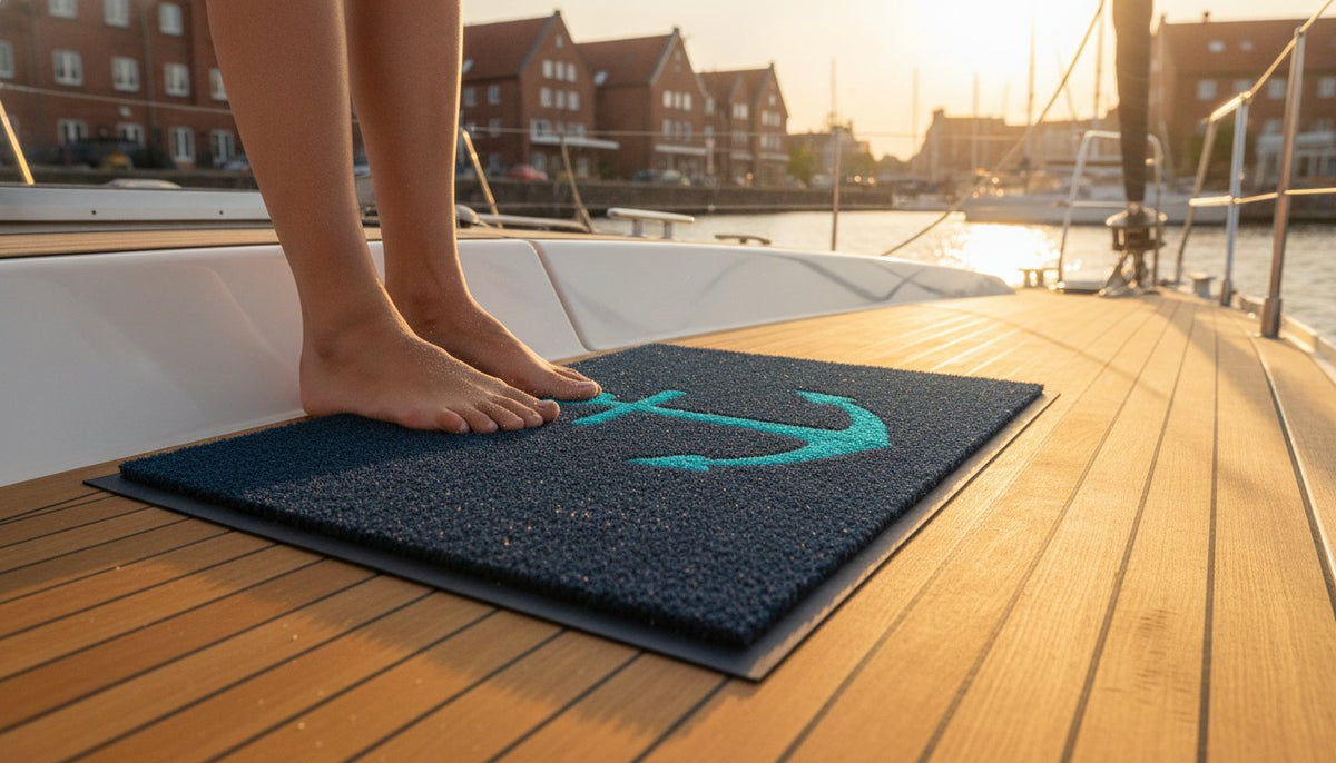 Maritime Fußmatte für dein Boot: Stilvoller Empfang an Bord