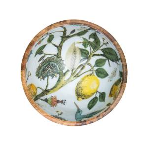 Mangoholz Schale "Lemon Bird"