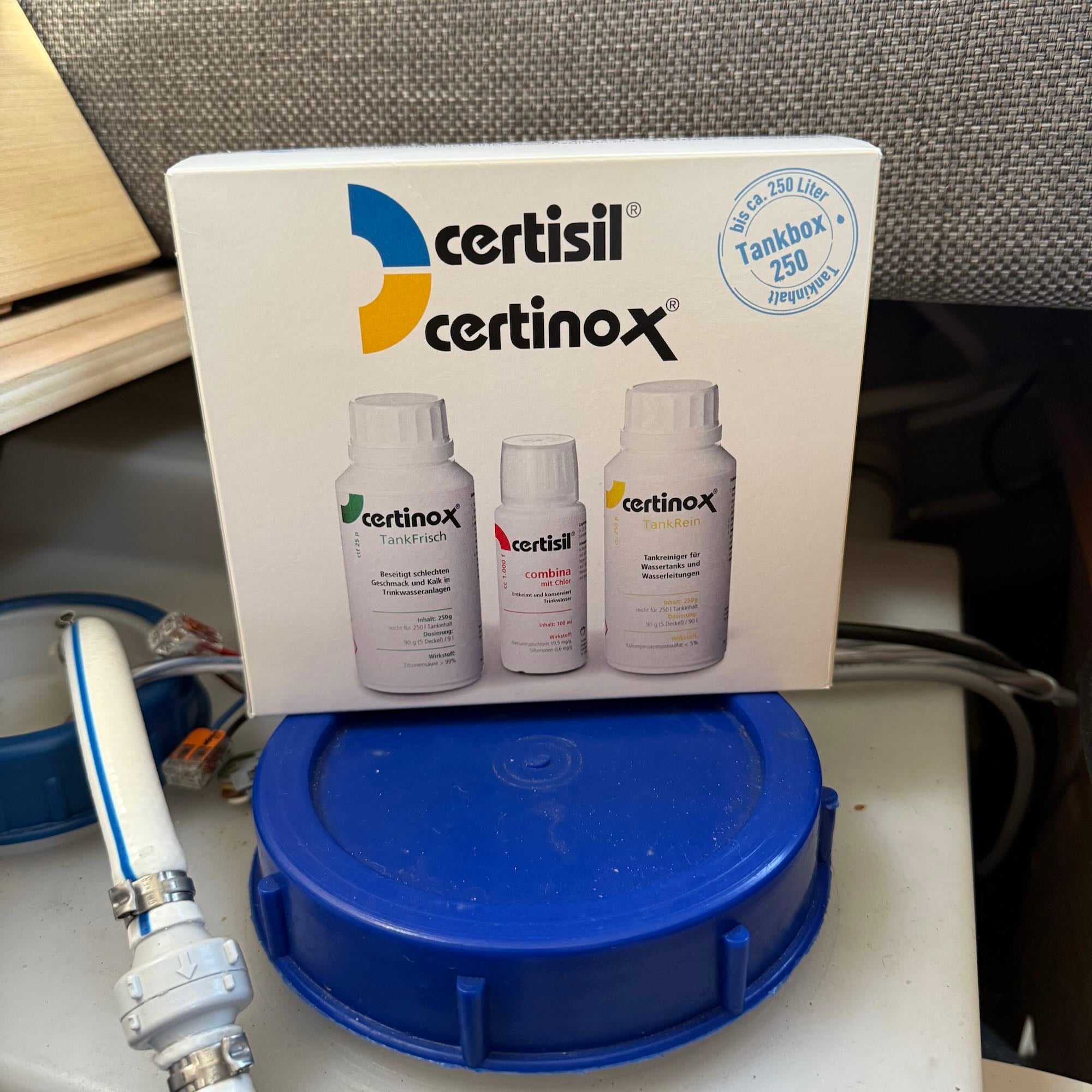 Certinox Pflege Set für Wassertanks