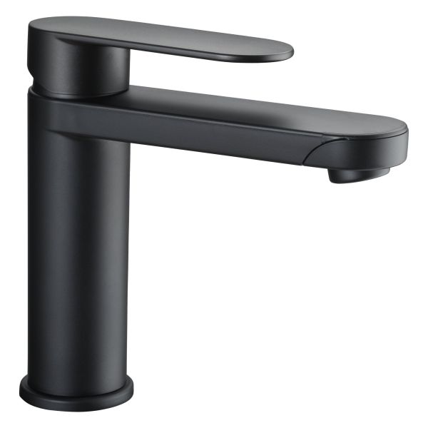 Einhebelmischer Linnea "niedrig & kurz" Schwarz Matt