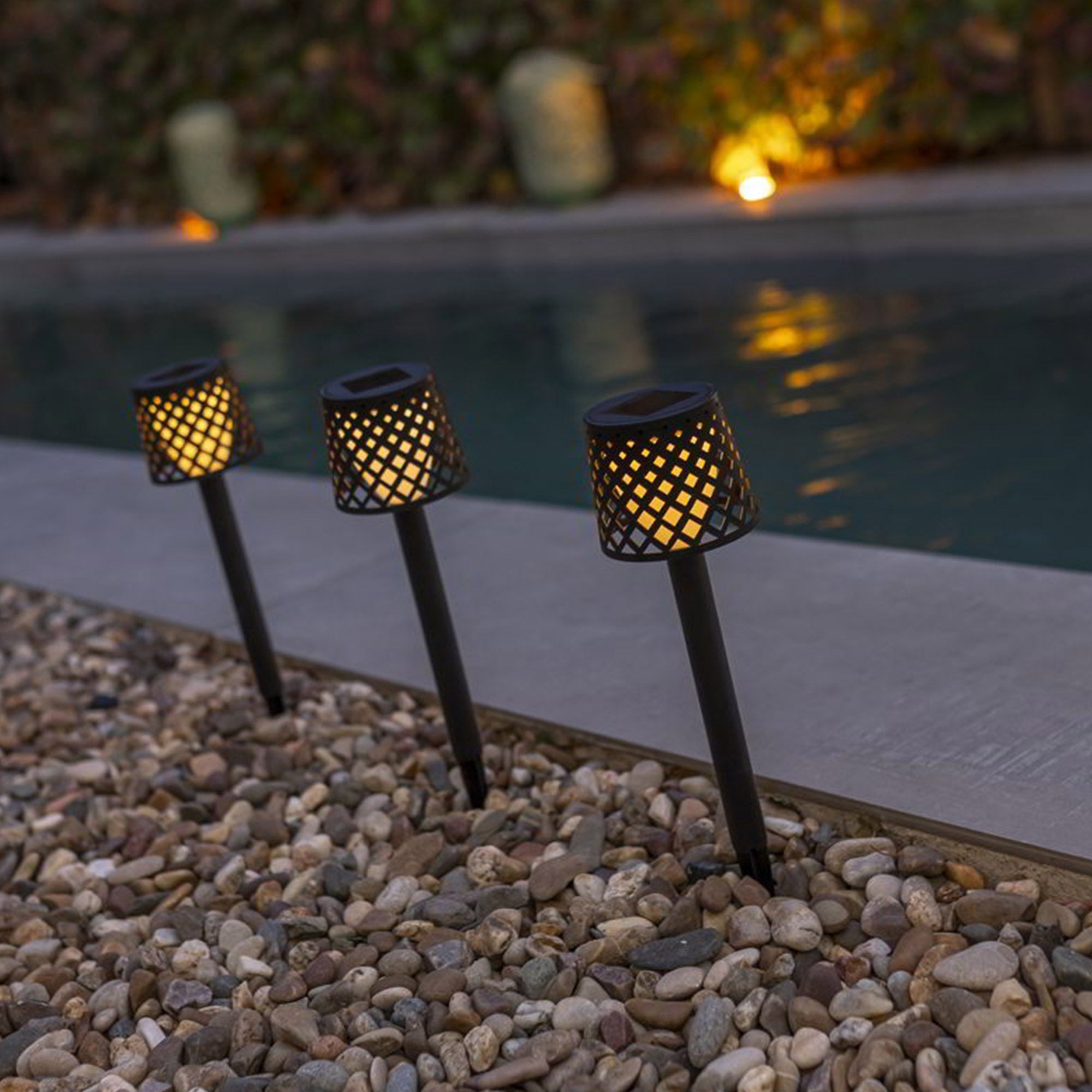 Steck-Solarleuchte Geta 4er Set