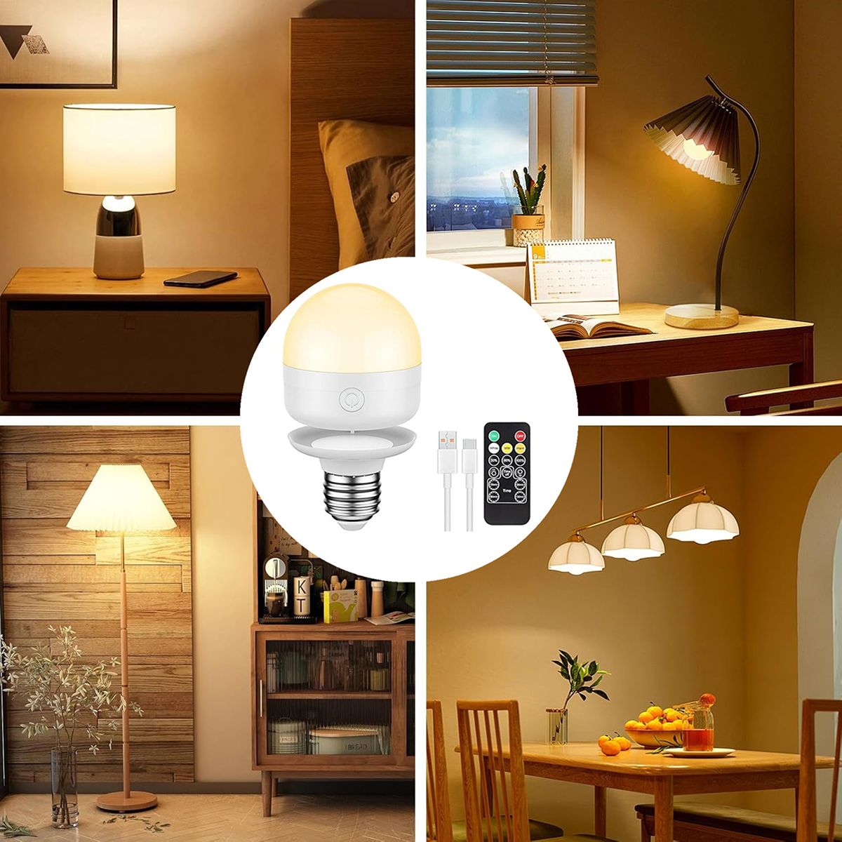 Magnetische LED-Lampe mit Fernbedienung