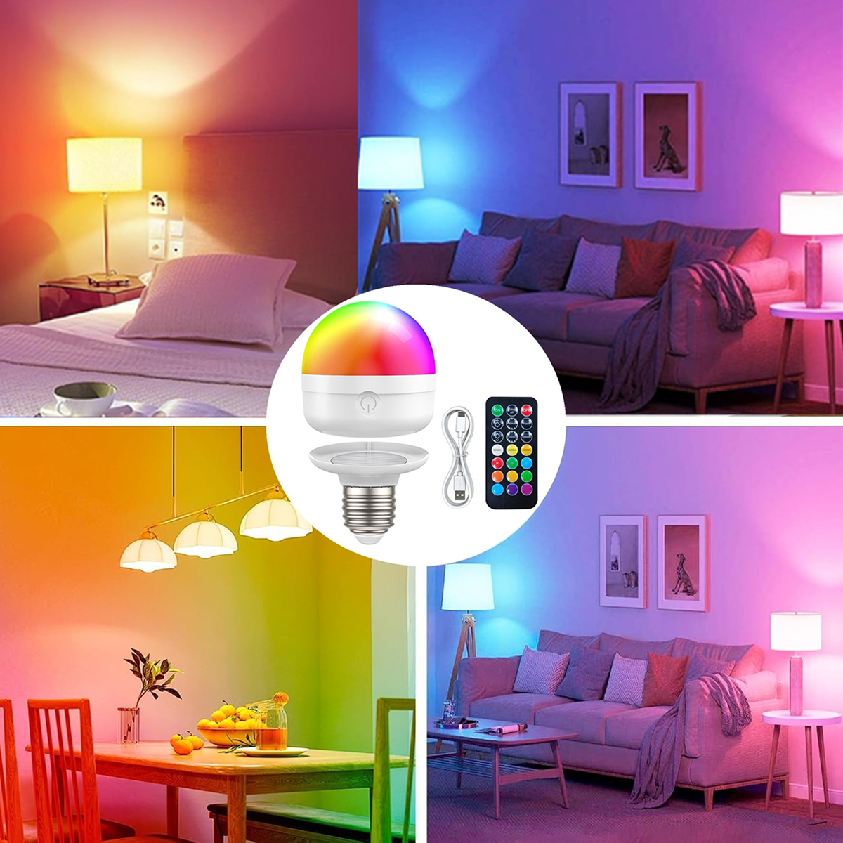 Magnetische LED-Lampe mit Fernbedienung