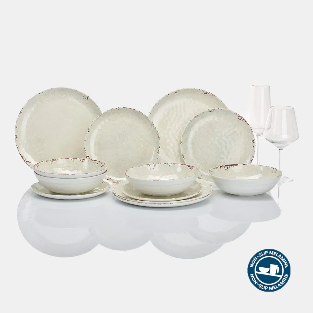 Melamin Geschirr-Set RUSTIC