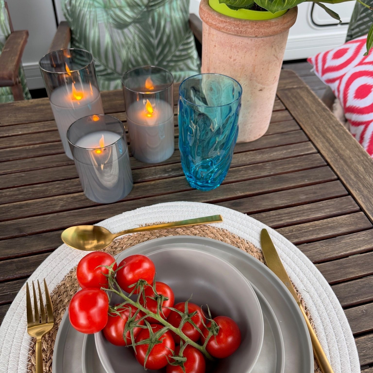 Trinkgläser Ice Aqua 2er Set Acryl 470 ml