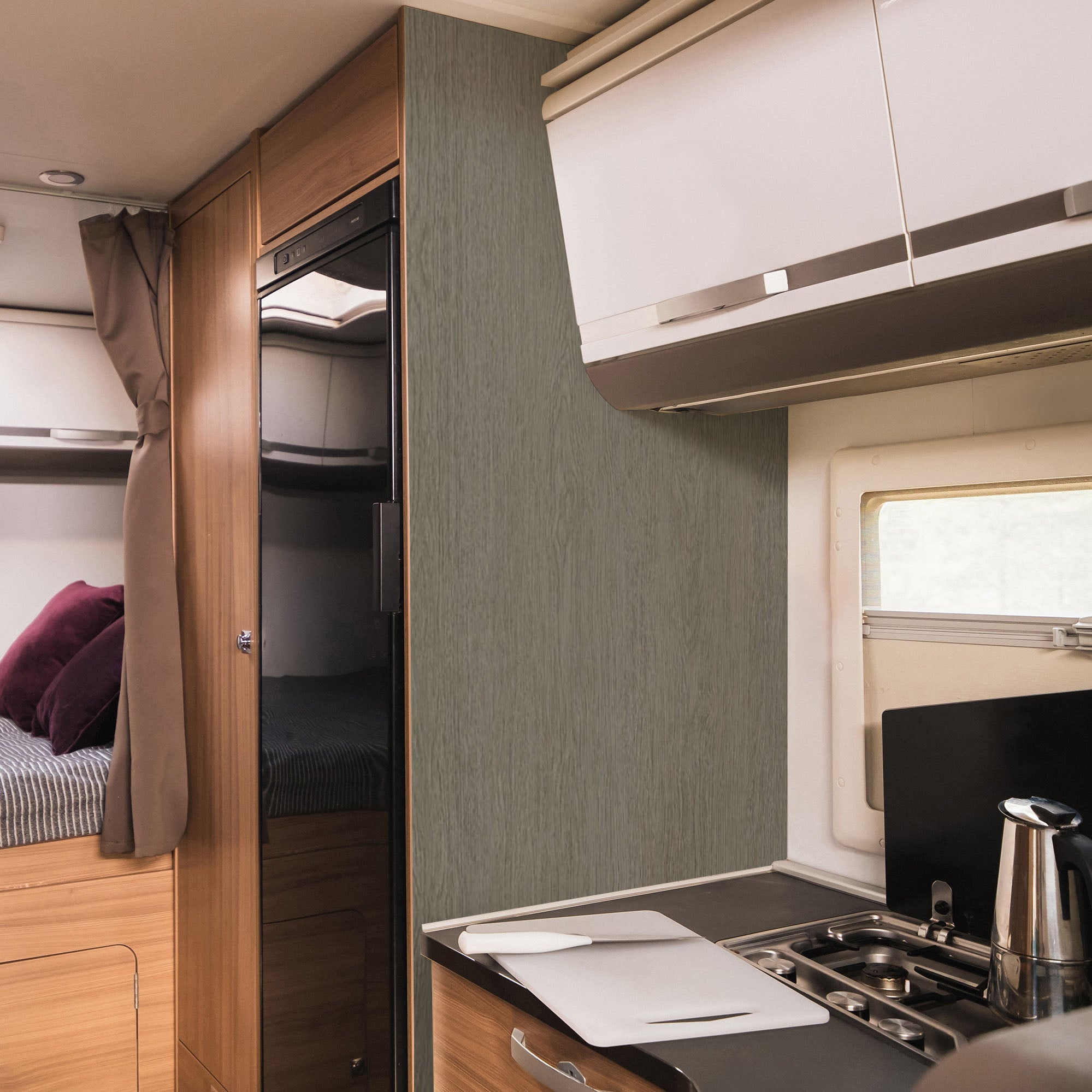 3D Holz-Dekor Möbelfolie Cream Grey Oak