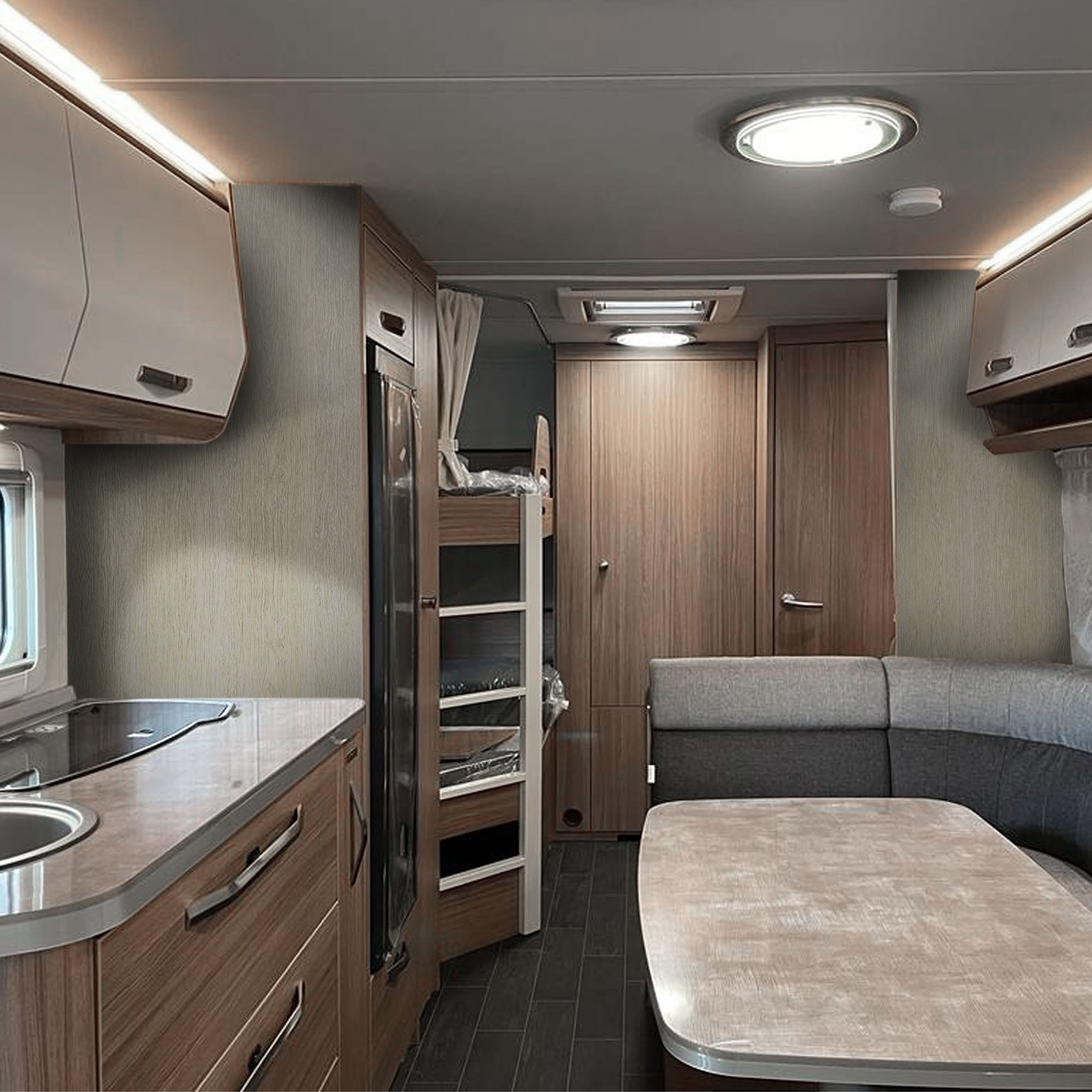 3D Holz-Dekor Möbelfolie Cream Grey Oak
