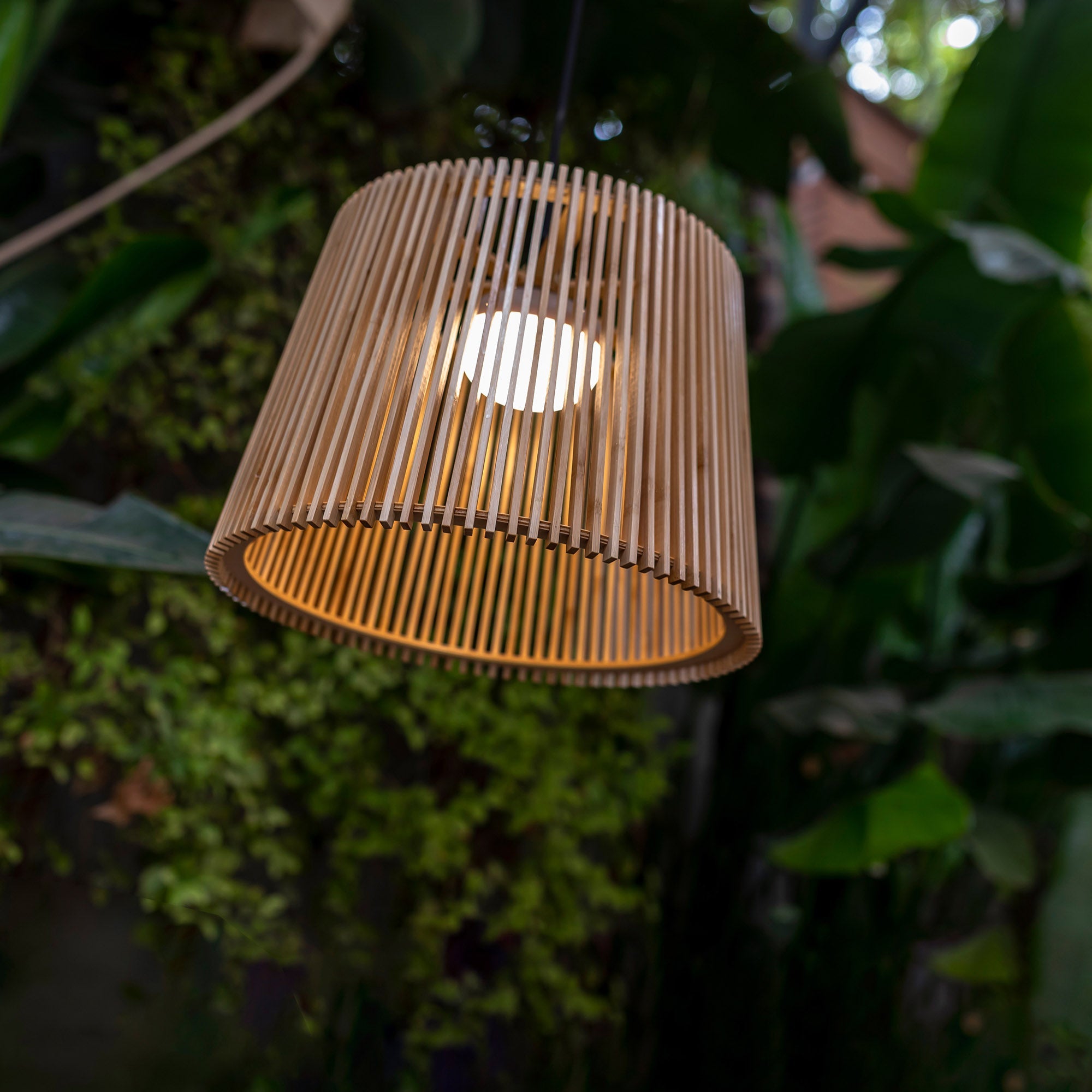 Bambus Hängelampe Okino