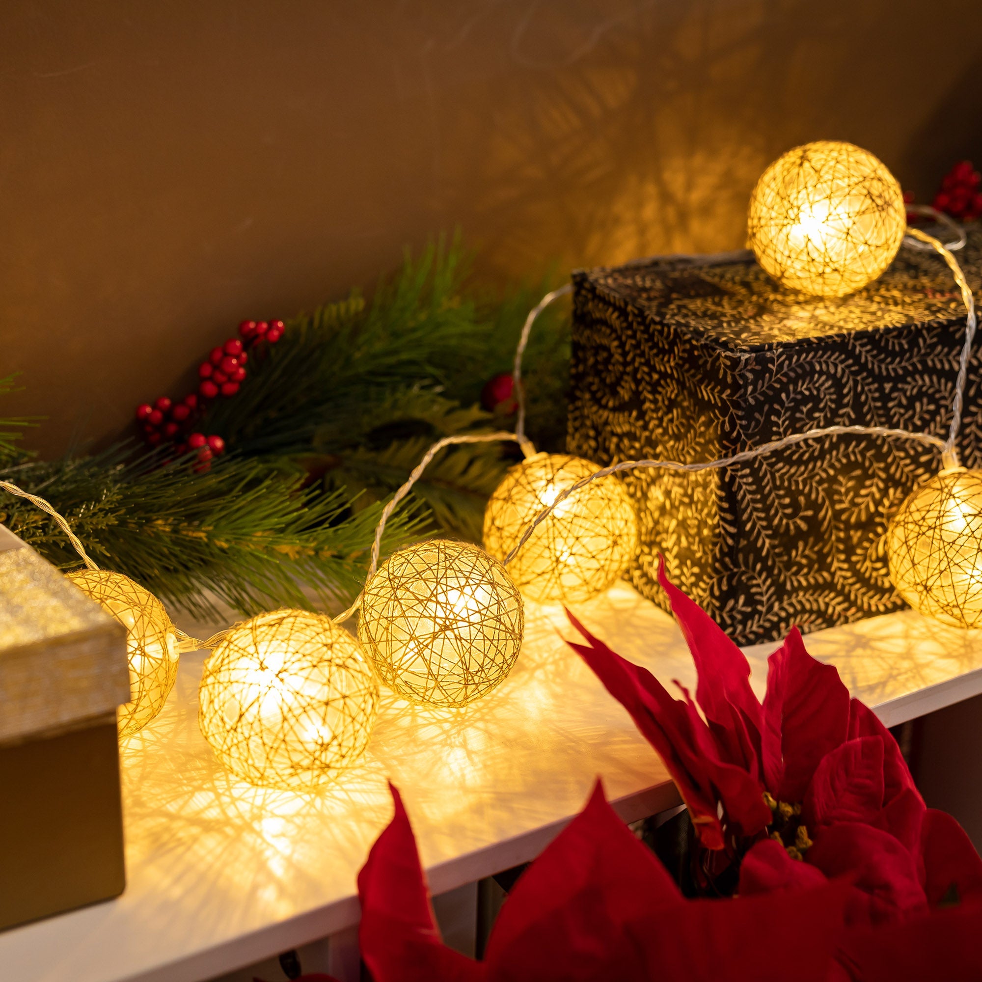 Kugellichterkette Palnera 230V