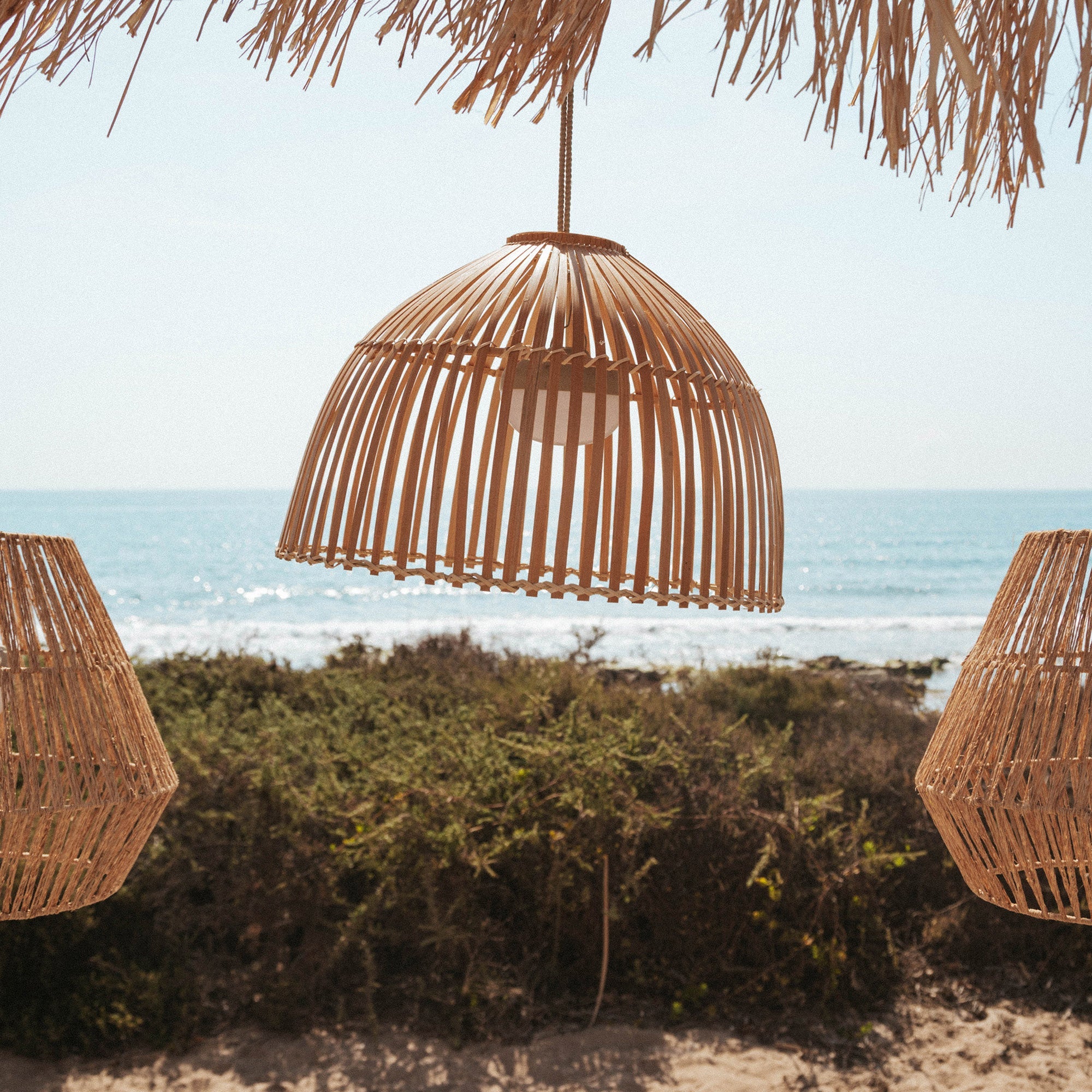 Bambus Hängelampe Roena