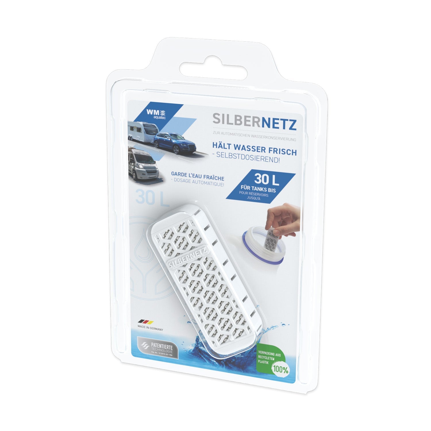 WM Silbernetz zur Wasserkonservierung