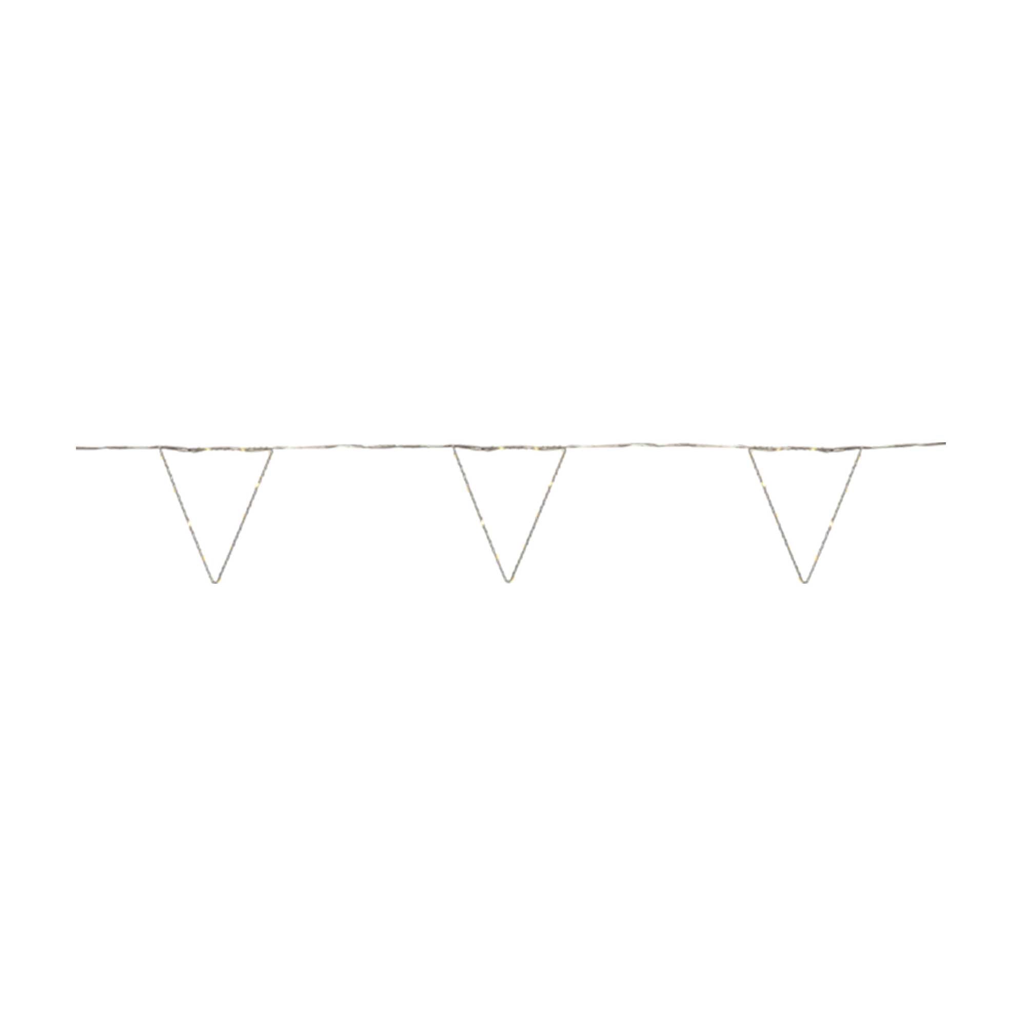 Triangel LED-Lichterkette Penny 240 cm
